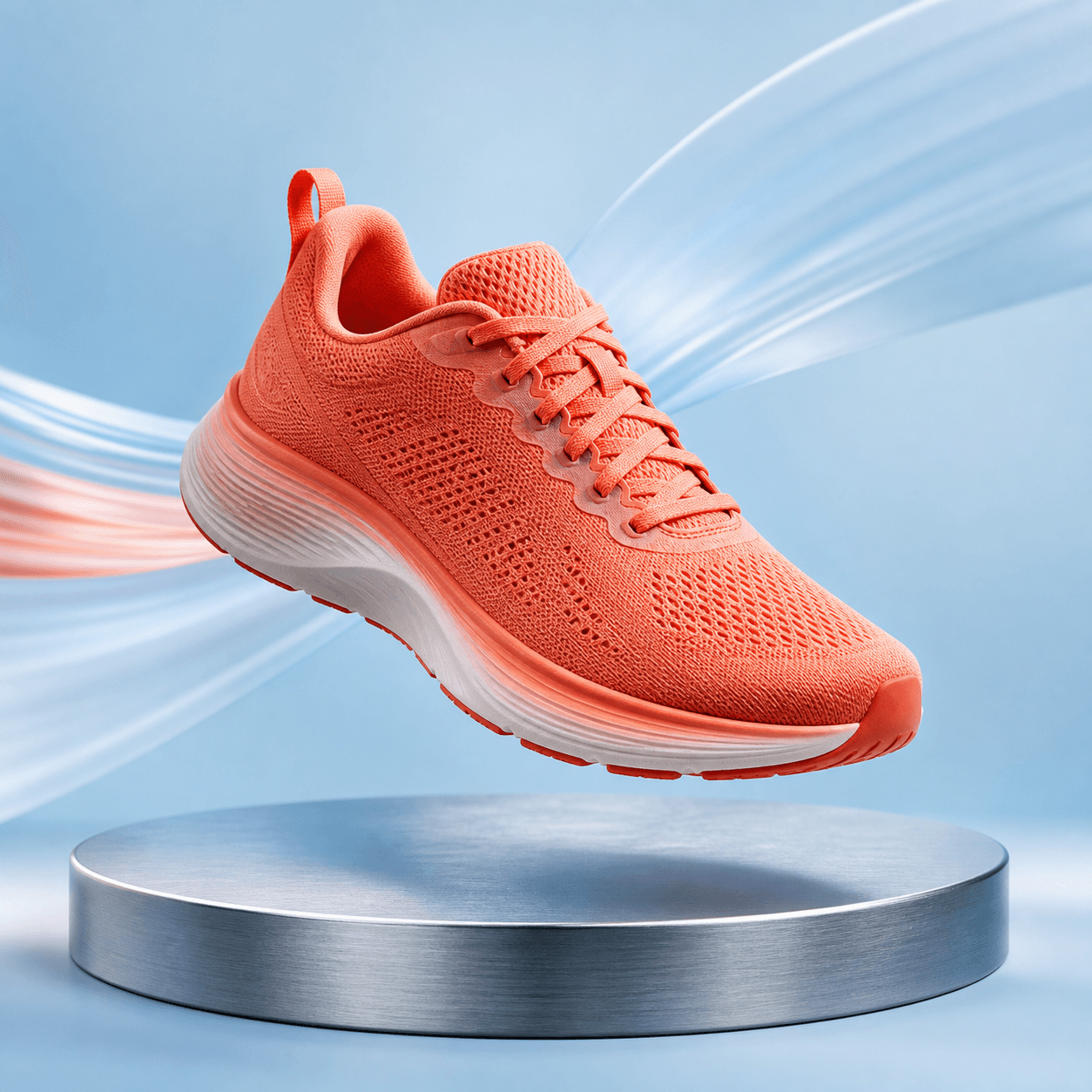 Coral running shoe campaign